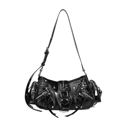 Oxxggkao Frauen Nieten Umhängetasche Retro Achselhöhlen Mehrfach Pockets Handtasche All Matching Crossbody Pendler Für Alltägliche Frauen Mode Achselhöhle PU Leder Crossbody Retro Nieten Schulter Oxxggkao Frauen Nieten Umhängetasche Retro Achselhöhlen Mehrfach Pockets Handtasche All Matching Crossbody Pendler Für Alltägliche Frauen Mode Achselhöhle PU Leder Crossbody Retro Nieten Schulter von Oxxggkao