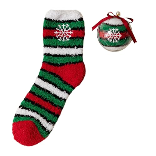 Oxxggkao Frauen Schöne Warme Fuzzy Socken Plüsch Winter Für Schlaf Weicher Gemütlicher Weihnachts Knöchel Crews Geschenke Frauen Fuzzy Gemütliche Weiche Slipper Socken von Oxxggkao