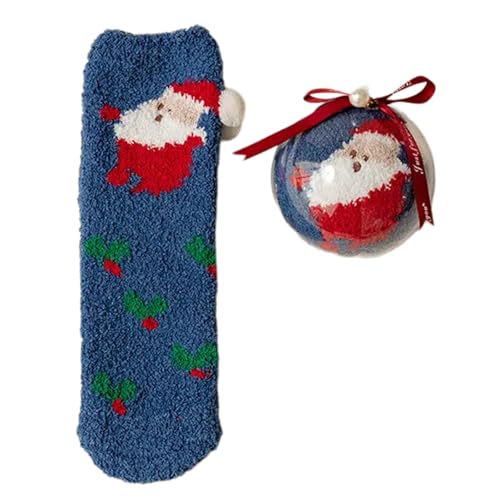 Oxxggkao Frauen Schöne Warme Fuzzy Socken Plüsch Winter Für Schlaf Weicher Gemütlicher Weihnachts Knöchel Crews Geschenke Frauen Fuzzy Gemütliche Weiche Slipper Socken von Oxxggkao