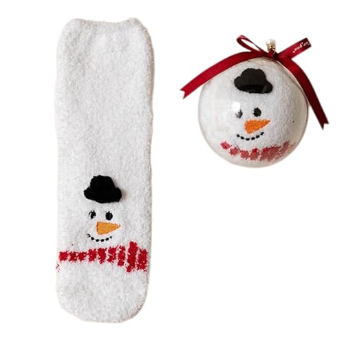 Oxxggkao Frauen Schöne Warme Fuzzy Socken Plüsch Winter Für Schlaf Weicher Gemütlicher Weihnachts Knöchel Crews Geschenke Frauen Fuzzy Gemütliche Weiche Slipper Socken von Oxxggkao