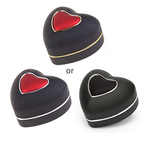 Oxxggkao Herzförmige LED LED Light Ehering Box Verlobungsringe Halskette Schmuck Für Schmuck Lagerorganisator Schublade von Oxxggkao