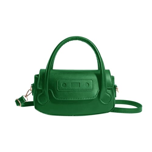 Oxxggkao Kleine Umhängetasche für Damen, mit Klappe, Umhängetasche, Geldbörse, mit verstellbarem Riemen, modische Clutch-Tasche für Taschen für Crossbody-Tasche, grün, One Size von Oxxggkao