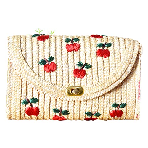 Oxxggkao Kreative einfache Damentasche, Geschenke für weibliche Verwandte, Nachbarn, ungiftig, scharf, gewebte Umhängetasche für Frauen, Reisen, Einkaufen, a, One Size von Oxxggkao
