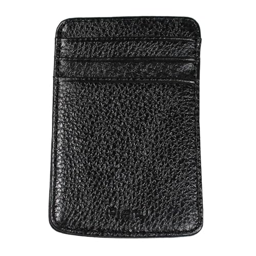 Oxxggkao Kreditkartenetui aus PU-Leder, Litschi-Textur, mehrere Fächer, für Damen und Herren, Schwarz , Mass Beauty Oxxggkao Kreditkartenetui aus PU-Leder, Litschi-Textur, mehrere Fächer, für Damen und Herren, Schwarz , Mass Beauty von Oxxggkao