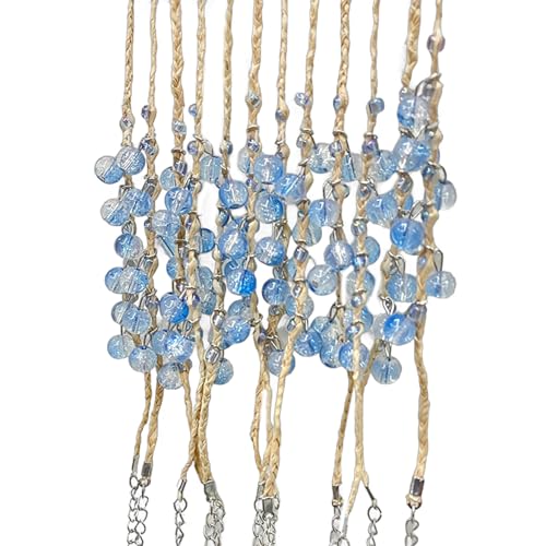 Oxxggkao Künstliches Kristallgrasarmband Für Paare Die Handchains Handgefertigtes Gewebearmbänder Wünschen Bänder Spielen Yoga Schmuck Glück Künstliche Kristallarmband Oxxggkao Künstliches Kristallgrasarmband Für Paare Die Handchains Handgefertigtes Gewebearmbänder Wünschen Bänder Spielen Yoga Schmuck Glück Künstliche Kristallarmband von Oxxggkao