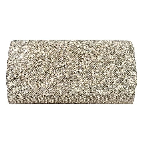 Oxxggkao Lady Hochzeitskupplungen Cocktail Umhängetasche Frauen Formelle Abendbeutel Party Bankett Glitter Geldbeutel Handtasche Funkelnde Taschen Funkelnde Umhängetaschen von Oxxggkao