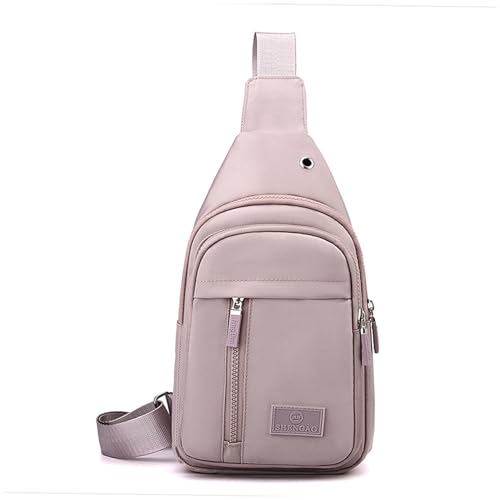 Oxxggkao Leichte Brusttasche, stilvolle Crossbody-Tasche für Damen und Herren, für Reisen und Outdoor-Aktivitäten, stilvolle und funktionale Tasche, Leichtes und elegantes Polyurethan, One Size von Oxxggkao