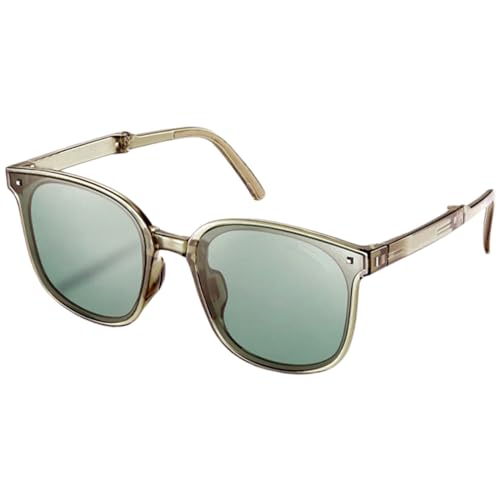 Oxxggkao Leichte Sonnenbrille, Trendsetter für Urlaub, Urlaub, übergroßer Rahmen, große Schattierungen, übergroßer Rahmen, faltbare Sonnenbrille für Damen, Space Green Oxxggkao Leichte Sonnenbrille, Trendsetter für Urlaub, Urlaub, übergroßer Rahmen, große Schattierungen, übergroßer Rahmen, faltbare Sonnenbrille für Damen, Space Green von Oxxggkao