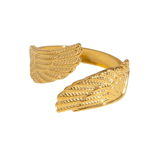Oxxggkao Mode Vintage Doves Flügelringe Symbolisieren Frieden Und Freiheiten Die Für Verschiedene Fingergröße Casual Wear Stylish Friedensthema Verstellbar Sind von Oxxggkao