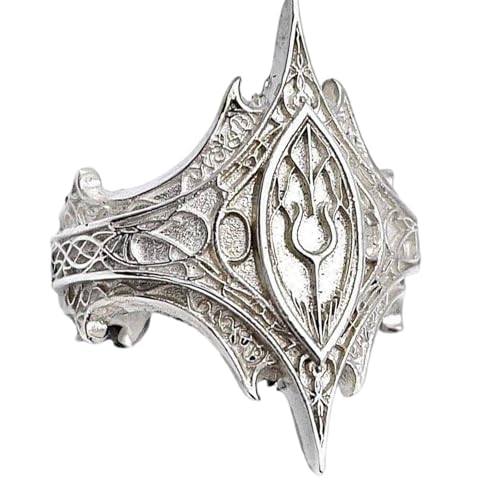 Oxxggkao Moderne Gotisch Inspirierte Verstellbare Band Komplizierter Reliefmuster Legierung Metall Schmuck Perfekt Für Lässige Event Gothic Party von Oxxggkao