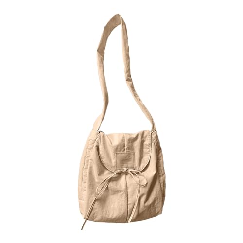 Oxxggkao Modische Nylon-Umhängetasche, Crossbody-Tasche mit verstellbarer Tasche für Damen und Herren, die Mode, lässige und trendige Dating-Tasche schätzen, khaki, One Size von Oxxggkao