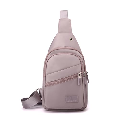 Oxxggkao Modische Umhängetasche, leichte Schultertaschen für Damen und Herren, geeignet für Reisen, Sport und den täglichen Gebrauch, Fahrradtasche, violett, One Size von Oxxggkao