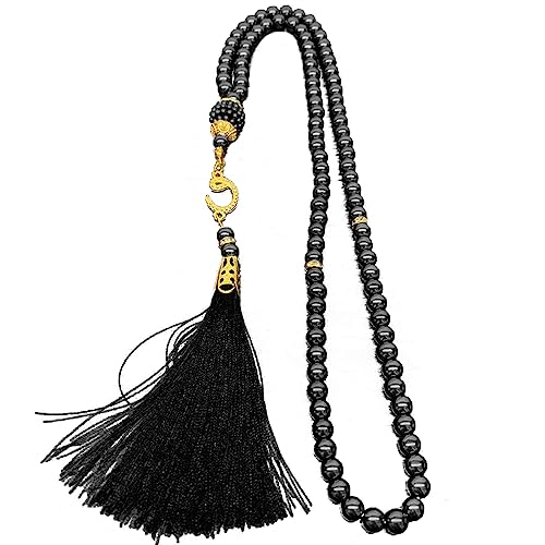 Oxxggkao Muslime Gebetsperlen Handarmband Imitation Perlen Tassels 99 Rosenkranz Religiöse Schmuck Geschenke Für Männer Frauen Muslims Festival von Oxxggkao