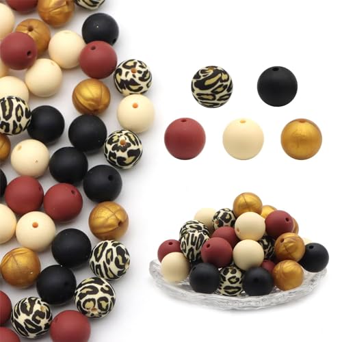 Oxxggkao Packung Von 50 Trendigen Abstandshalterperlen Schmuck Liefert Bunte Armband Silikon Lose Für Schmuck Silikonperlen Oxxggkao Packung Von 50 Trendigen Abstandshalterperlen Schmuck Liefert Bunte Armband Silikon Lose Für Schmuck Silikonperlen von Oxxggkao