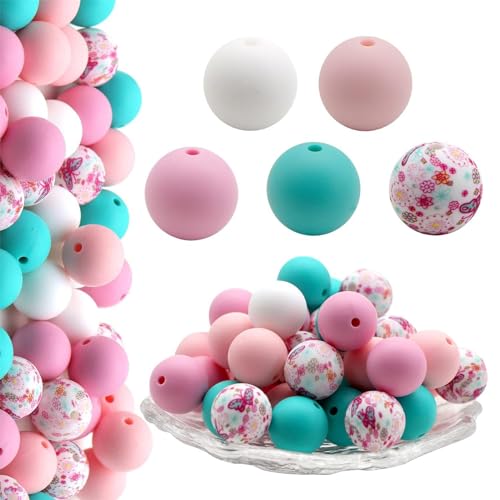 Oxxggkao Packung Von 50 Trendigen Abstandshalterperlen Schmuck Liefert Bunte Armband Silikon Lose Für Schmuck Silikonperlen Oxxggkao Packung Von 50 Trendigen Abstandshalterperlen Schmuck Liefert Bunte Armband Silikon Lose Für Schmuck Silikonperlen von Oxxggkao