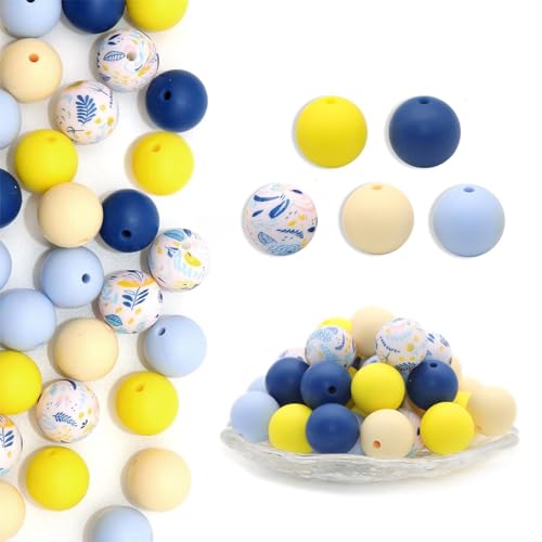 Oxxggkao Packung Von 50 Trendigen Abstandshalterperlen Schmuck Liefert Bunte Armband Silikon Lose Für Schmuck Silikonperlen Oxxggkao Packung Von 50 Trendigen Abstandshalterperlen Schmuck Liefert Bunte Armband Silikon Lose Für Schmuck Silikonperlen von Oxxggkao