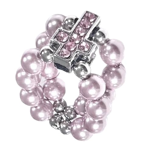 Oxxggkao Perlen Verschönerte Kruzifixringe Edelstahl Stretchfingerband Für Frauen Männer Paar Schmuckzubehör Elastische Kruzifix Unisex Oxxggkao Perlen Verschönerte Kruzifixringe Edelstahl Stretchfingerband Für Frauen Männer Paar Schmuckzubehör Elastische Kruzifix Unisex von Oxxggkao