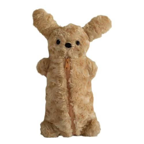 Oxxggkao Plüschbärenstiftkoffer Reißverschluss Bleistifttasche Für Schülerinnen. von Oxxggkao