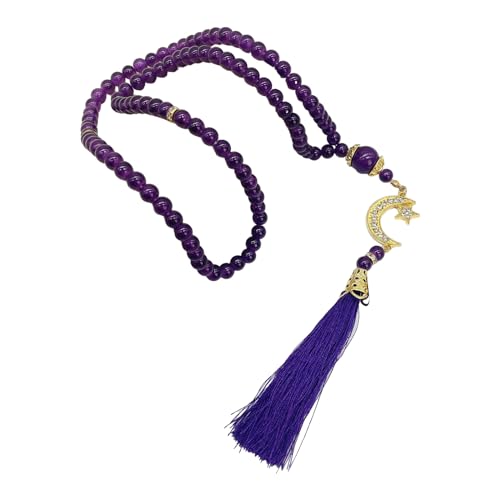 Oxxggkao Rosenkranzarmband 99pcs Tasbih Beads Rosenkranzgebet Geschenke Für Frauen Männer Religiöse Amulett 99 GRAF Tasbih Gebetsperlen Armband Männer von Oxxggkao