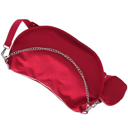 Oxxggkao Stilvolle Einzelschulter Knödel Taschen Nylon Crossbody Tasche Satchel Unterarmtaschen Für Den Täglichen Gebrauch Und Reisen Jugendmodetasche von Oxxggkao