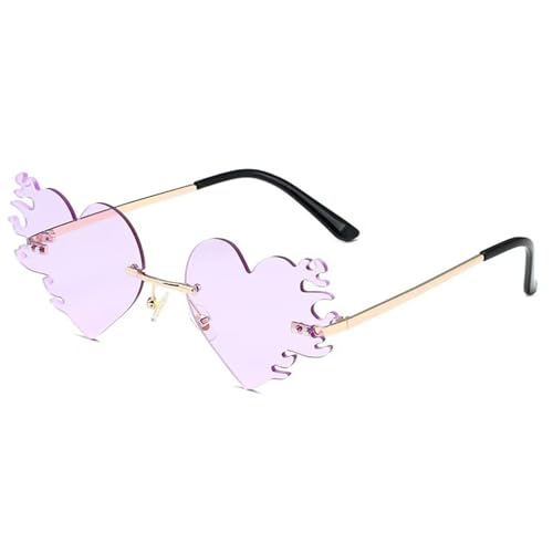 Oxxggkao Stilvolle Flamme Sonnenbrille Foto Requisiten Rahmenlose Schatten Trendsetters Shades Kostüm Neuheit Flammenbrille Oxxggkao Stilvolle Flamme Sonnenbrille Foto Requisiten Rahmenlose Schatten Trendsetters Shades Kostüm Neuheit Flammenbrille von Oxxggkao