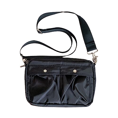 Oxxggkao Stilvolle Vintage Frauen Umhängetasche Nylon Crossbody Taschen Freizeitbezirk Mit Reißverschluss Vielseitiger Frauen von Oxxggkao