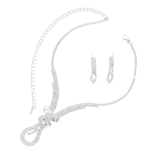 Oxxggkao Stylische Kristall Brautkette Und Ohrring Set Tragbares Accessoire Für Hochzeiten Und Formelle Anlässe Frauen Set Oxxggkao Stylische Kristall Brautkette Und Ohrring Set Tragbares Accessoire Für Hochzeiten Und Formelle Anlässe Frauen Set von Oxxggkao