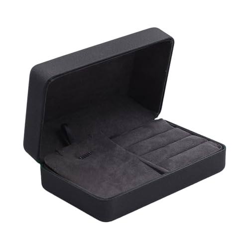 Oxxggkao Tragbare Schmuckstasprotokollringe Ohrring Reisekoffer Eleganter Veranstalter Frauen Halskette Diapling Geschenkboxen Reise Ohrringe Halskette Juwelier Organisator Für Valentinstag Tag von Oxxggkao