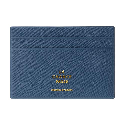 Oxxggkao Tragbarer Kartenhalter für Damen und Herren, für Bank/Kredit/Kreditkarte, Brieftasche, Reisepasshülle, transparent, blau, Mass Beauty von Oxxggkao