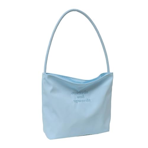 Oxxggkao Trendy Casual Eimer Tasche Für Frauen Einfache Einfarbige Unterarmhandtasche Stickerei von Oxxggkao