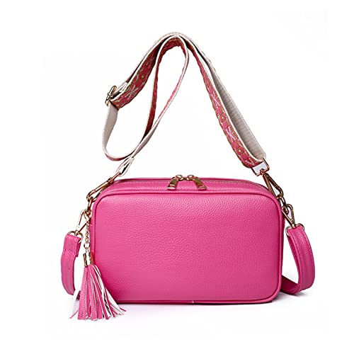 Oxxggkao Umhängetasche für Damen, kleine Schulter für Damen, PU-Leder, Kuriertasche mit verstellbarem Riemen, lässig, modisch, kleine Umhängetasche, Leder, B, One Size von Oxxggkao