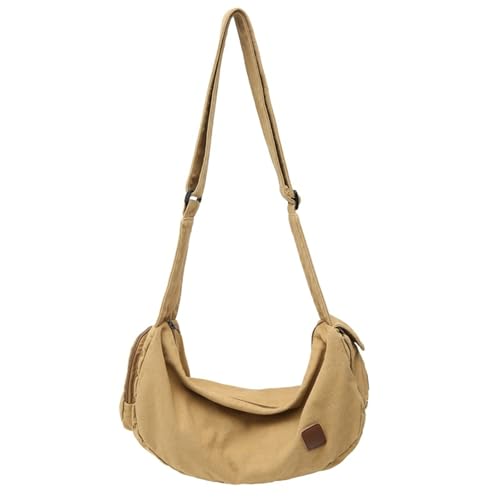 Oxxggkao Umhängetasche für Herren und Damen, große Kapazität, Einkaufstasche, Herbst, Winter, Schultertasche, aus Segeltuch, für den Alltag, Herbst, Winter, Schultertasche, große Kapazität von Oxxggkao