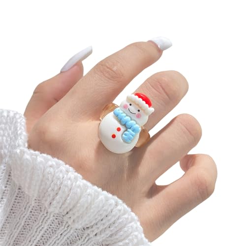 Oxxggkao Unanpassbare Ringe Weihnachten Cartoon Rings School Event Schmuck Perfekt Für Kinder Und Teenager Die Urlaub Accessoires Festival Accessoires Lieben Oxxggkao Unanpassbare Ringe Weihnachten Cartoon Rings School Event Schmuck Perfekt Für Kinder Und Teenager Die Urlaub Accessoires Festival Accessoires Lieben von Oxxggkao