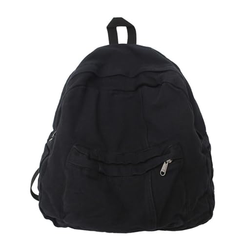 Oxxggkao Vintage Canvas Rucksack Für Studenten Und Reisende Geräumige Und Langlebige Tasche Mit Verstellbaren Gurten Canvas Rucksack Für Männer von Oxxggkao