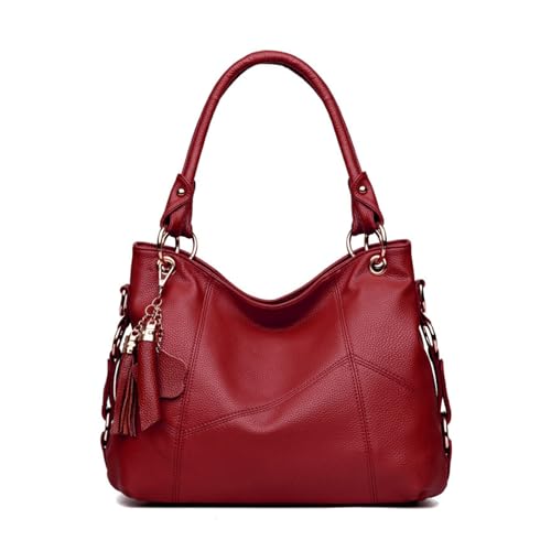 Oxxggkao Vintage Umhängetasche Mit Quasten Crossbody Für Frauen Frauen Vielseitige PU Handtasche Trendy Messenger PU Ledertasche von Oxxggkao