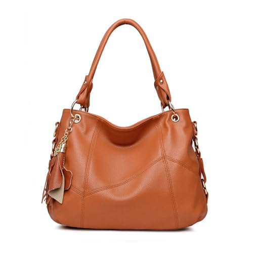 Oxxggkao Vintage Umhängetasche Mit Quasten Crossbody Für Frauen Frauen Vielseitige PU Handtasche Trendy Messenger PU Ledertasche von Oxxggkao