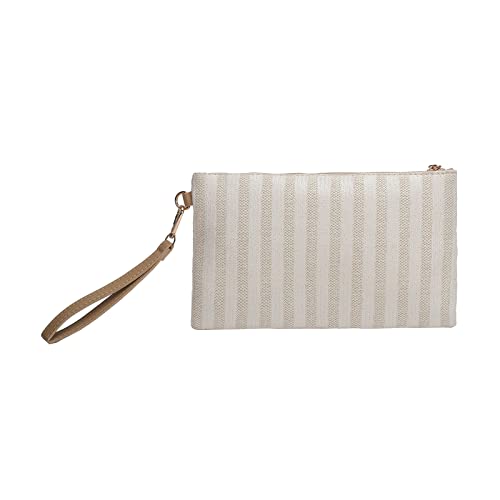 Oxxggkao Weibliche Gewebte Handtasche Damen Regenbogen Lässige Clutch Böhmen Strohbeutel Kontrast Farbhandtaschen Aus Dem Frühling Ethnischer Stil Gewebter Geldbörse Für Frauen Regenbogen von Oxxggkao