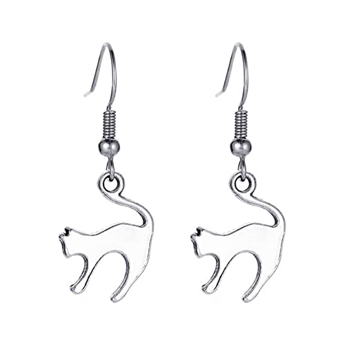 Punk Skelett Langohrropfen Ohrringe Hengst Schädel Dangle Halloween Kostümzubehör Hip Hop Rock Schmuck Schädel Hangle Für Frauen von Oxxggkao