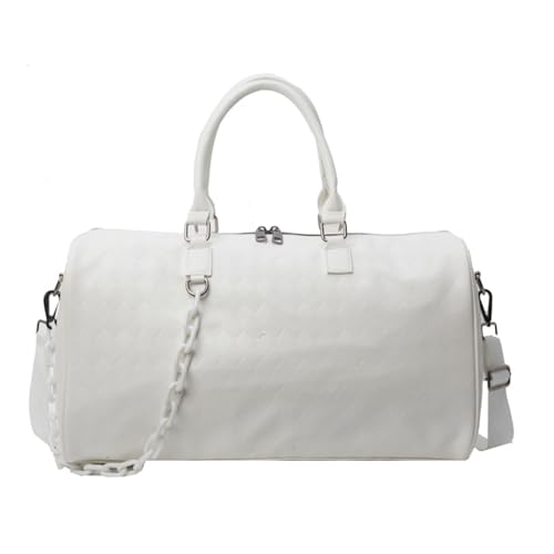 Reisegepäcktasche für Studenten, großes Fassungsvermögen, Fitness, Wochenenden, PU-Leder, Übernachtung, für Urlaub, Fitnessstudio, PU-Leder, Übernachtung, große Kapazität, Fitness für den täglichen von Oxxggkao