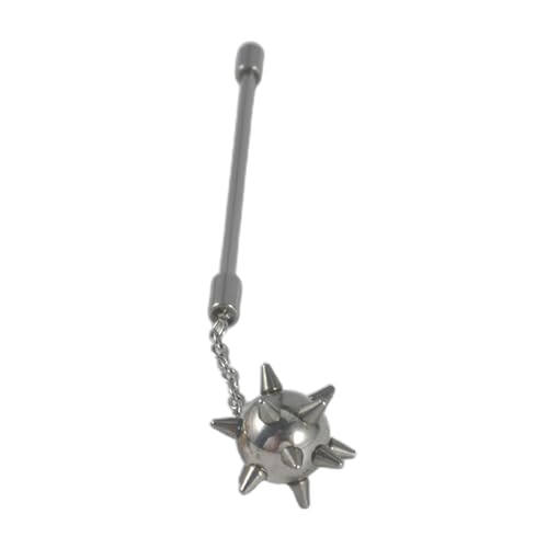 Stilvoller Chirurgischer Stahlkette Langhantelknorpel Tragus Ohrring Hammer Anhänger Ohrringe Elegante Ohren Dekoration Straight Schmuck Schmuck von Oxxggkao