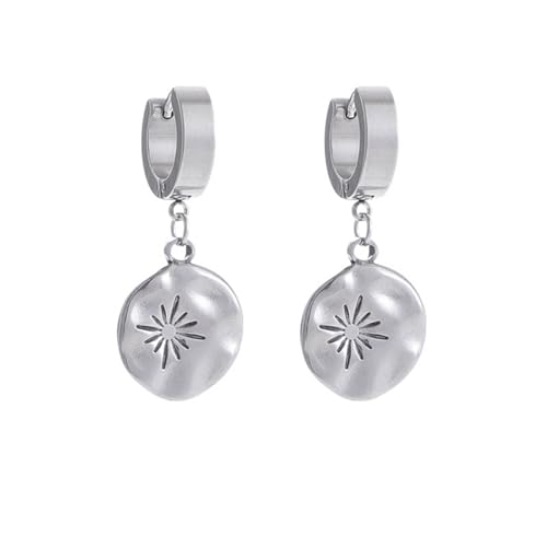 Stilvoller Vintage Edelstahl Ehrgeigung Schmuck Juwelen Elegante Drop Ohrklammern Schmücken Trendy Ohrmanschette Schmuckzubehör Punk Ohrringe von Oxxggkao