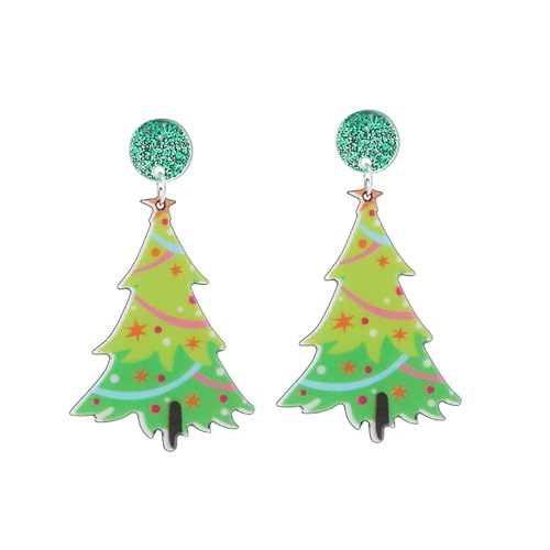 Weihnacht Acrylohrohrringe Cartoon von Oxxggkao