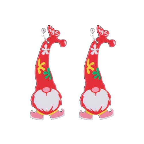 Weihnacht Acrylohrohrringe Cartoon von Oxxggkao