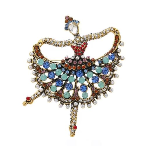 Zarte Ballettmädchen Metall Pin Handgefertigter Tanzschmuck Für Modeaccessoires Geschenk Sturdes Design Ballerinas Pin Schmuck Schmuck von Oxxggkao