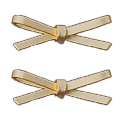 Zarte Gold/Silber Bowknot Ohrringe Ohr Piercing Schmuck Mode Ohrhaken Für Frauen Einfach Und Elegant von Oxxggkao