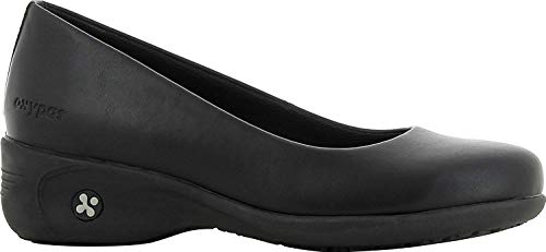 Oxypas Fashion komfortabeler Berufsschuh Colette aus Leder antistatisch (ESD) (40, schwarz) von Oxypas