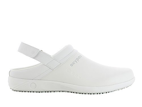 Oxypas Remy Unisex Arbeits- und Sicherheitsschuhe | Clogs, Farbe: Weiß, Größe: 40 von Oxypas