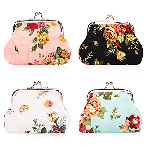 Oyachic Münzbörsen 4 Stück Münzbeutel Täschchen Portemonnaie Coin Purse Pouch Wallet Münzen Geldbeutel Verschlussart Geldbörse Geldtasche Münze Beutel Damen Mädchen Geschenk Oyachic Münzbörsen 4 Stück Münzbeutel Täschchen Portemonnaie Coin Purse Pouch Wallet Münzen Geldbeutel Verschlussart Geldbörse Geldtasche Münze Beutel Damen Mädchen Geschenk von Oyachic