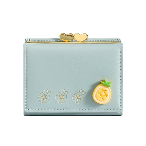 Oyccen Frauen Geldbörse Nette Kleine Portemonnaie mit Münzfach Damen Münze Geldbörse Kreditkartenetui PU Leder Geldbeutel für Mädchen von Oyccen