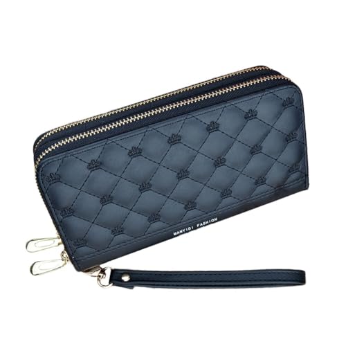 Oyccen Lange Geldbörsen für Frauen PU Leder Reißverschluss Portemonnaie Damen Kreditkartenetui Geldbörse mit Mehreren Kartenfächern Damen Große Kapazität Geldbeutel von Oyccen